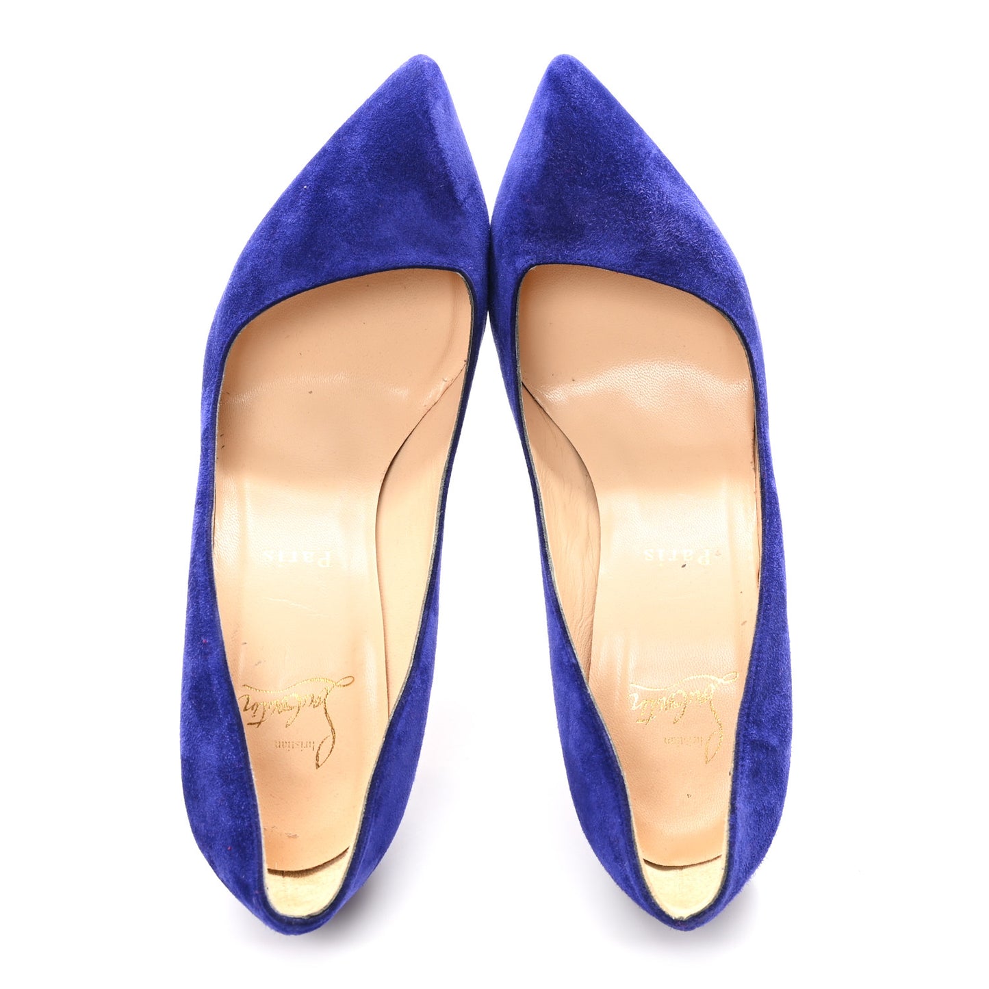 Suede Pigalle Follies 100 Pumps 38.5 Royal Blue