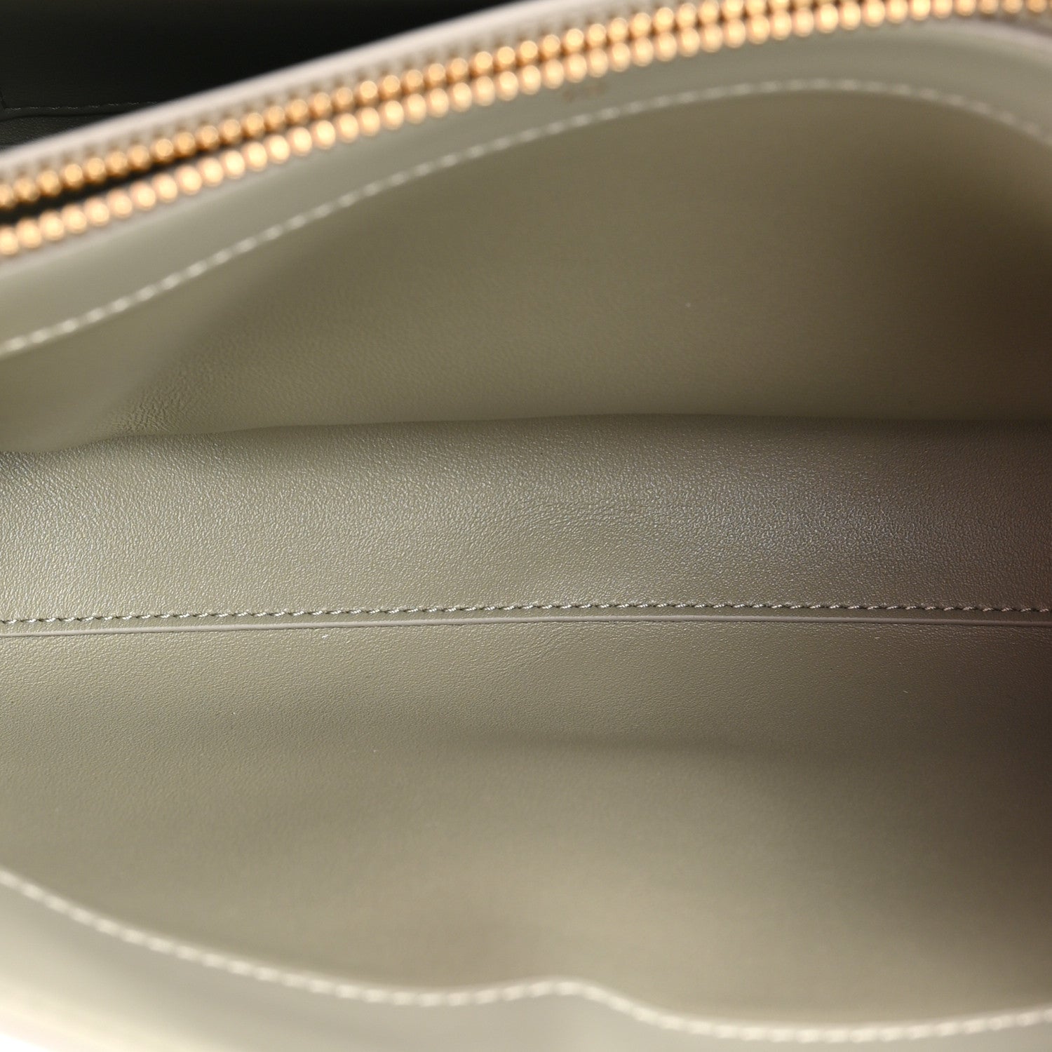 Celine Satinated Calfskin Small 16 Top Handle Bag Green Clay 5 of 13