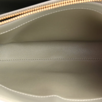 Celine Satinated Calfskin Small 16 Top Handle Bag Green Clay 5 of 13