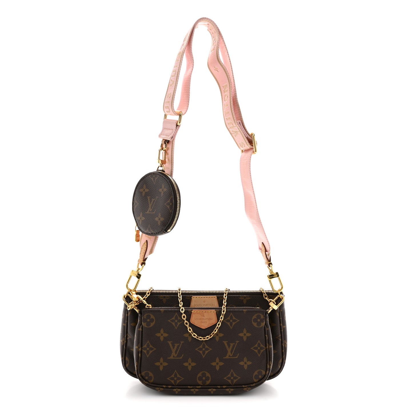 Monogram Multi Pochette Accessories Rose Clair