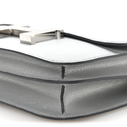 Hermes Metallic Chevre Chamkilight Constance 18 Argent 10 of 11