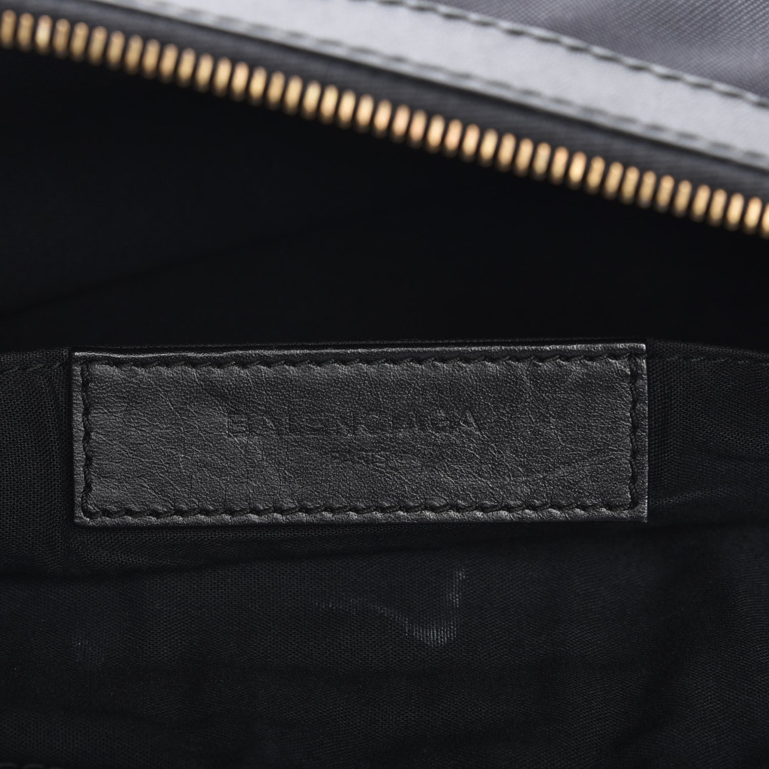 Balenciaga Nylon Calfskin Classic Hardware Clip Clutch Black 6 of 7