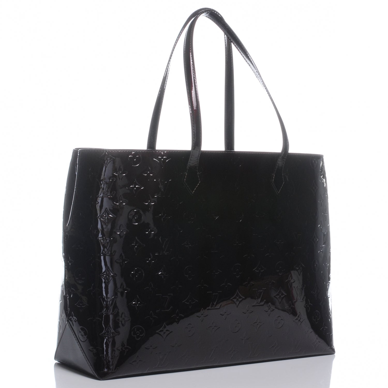 Louis Vuitton Vernis Wilshire GM Amarante 3 of 7