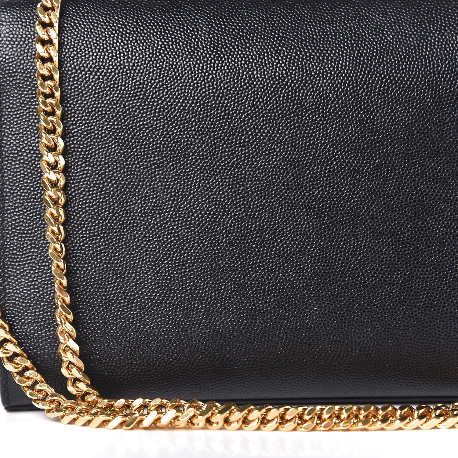 Saint Laurent Grain De Poudre Medium Classic Monogram Kate Satchel Black 8 of 9
