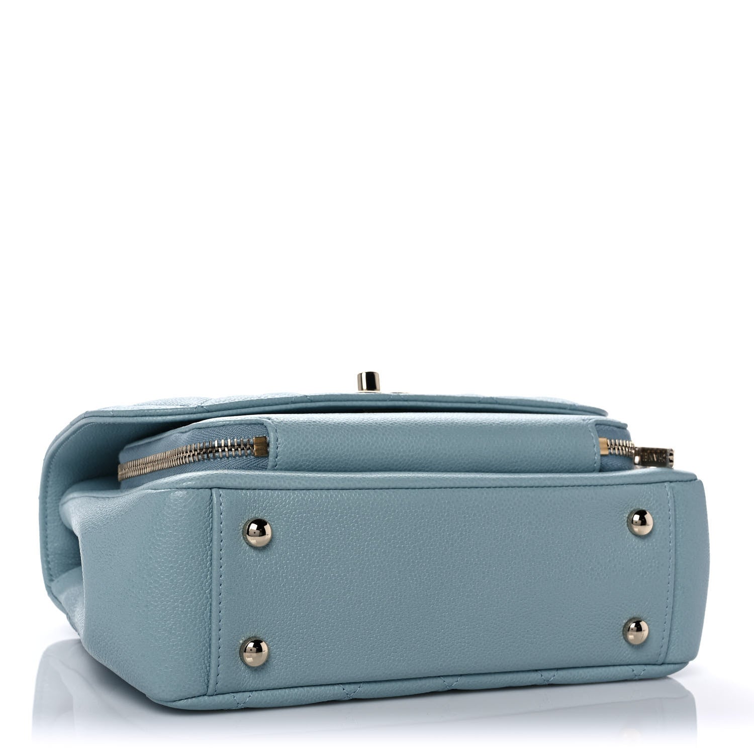 Chanel Caviar Quilted Small Business Affinity Flap Light Blue 4 of 11