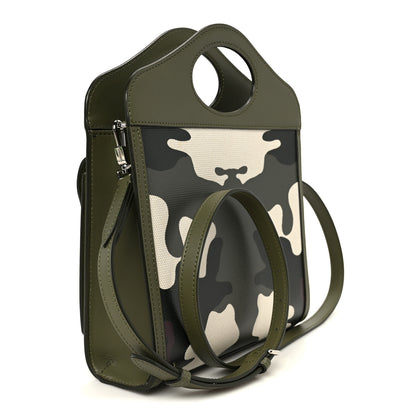Burberry Calfskin Camouflage Mini Pocket Bag Green 3 of 13