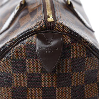 Louis Vuitton Damier Ebene Speedy 30 9 of 12