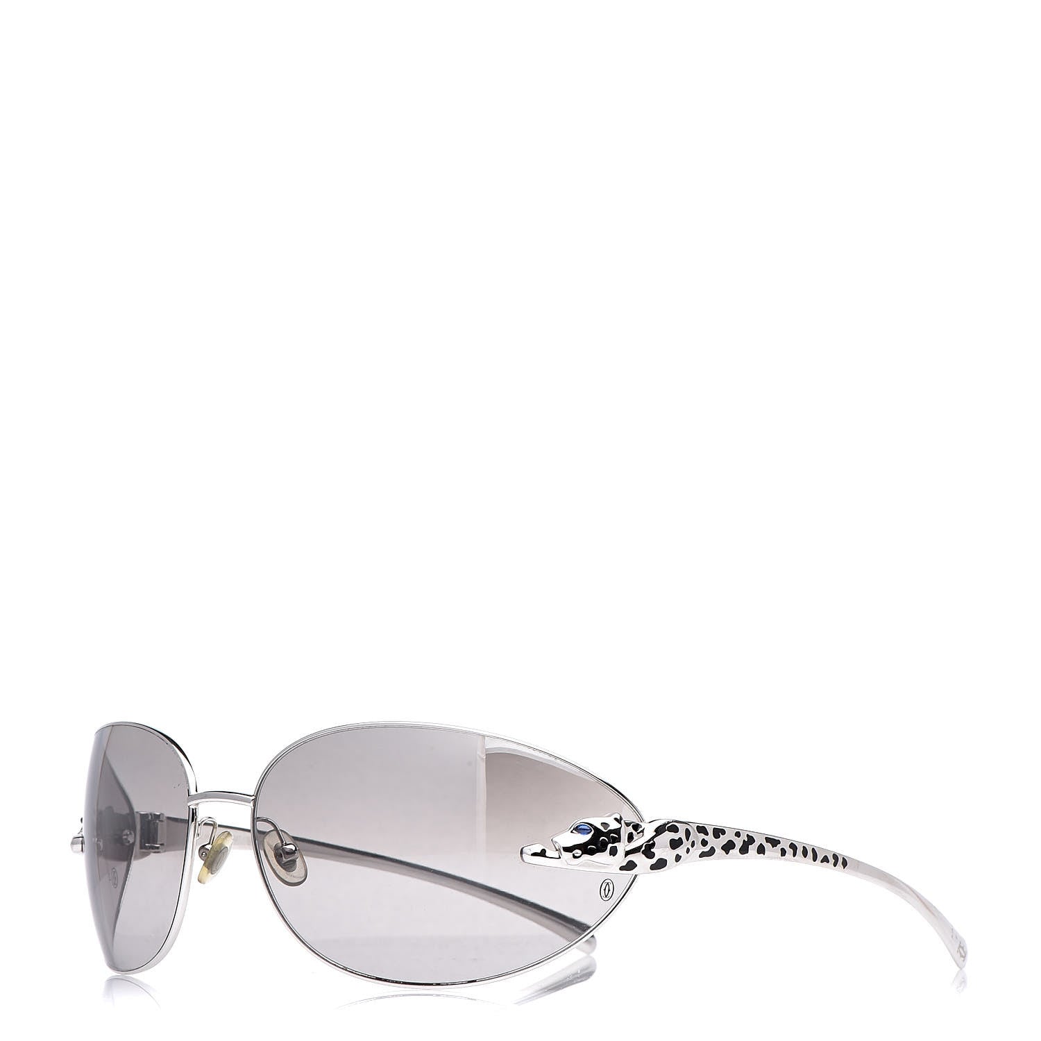 Cartier Panthere De Sunglasses Silver 1 of 7