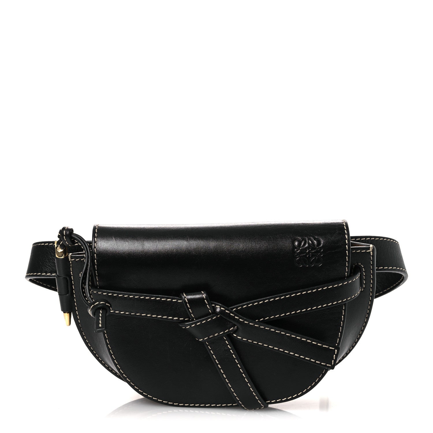 Loewe Calfskin Mini Gate Belt Bag Black 1 of 14