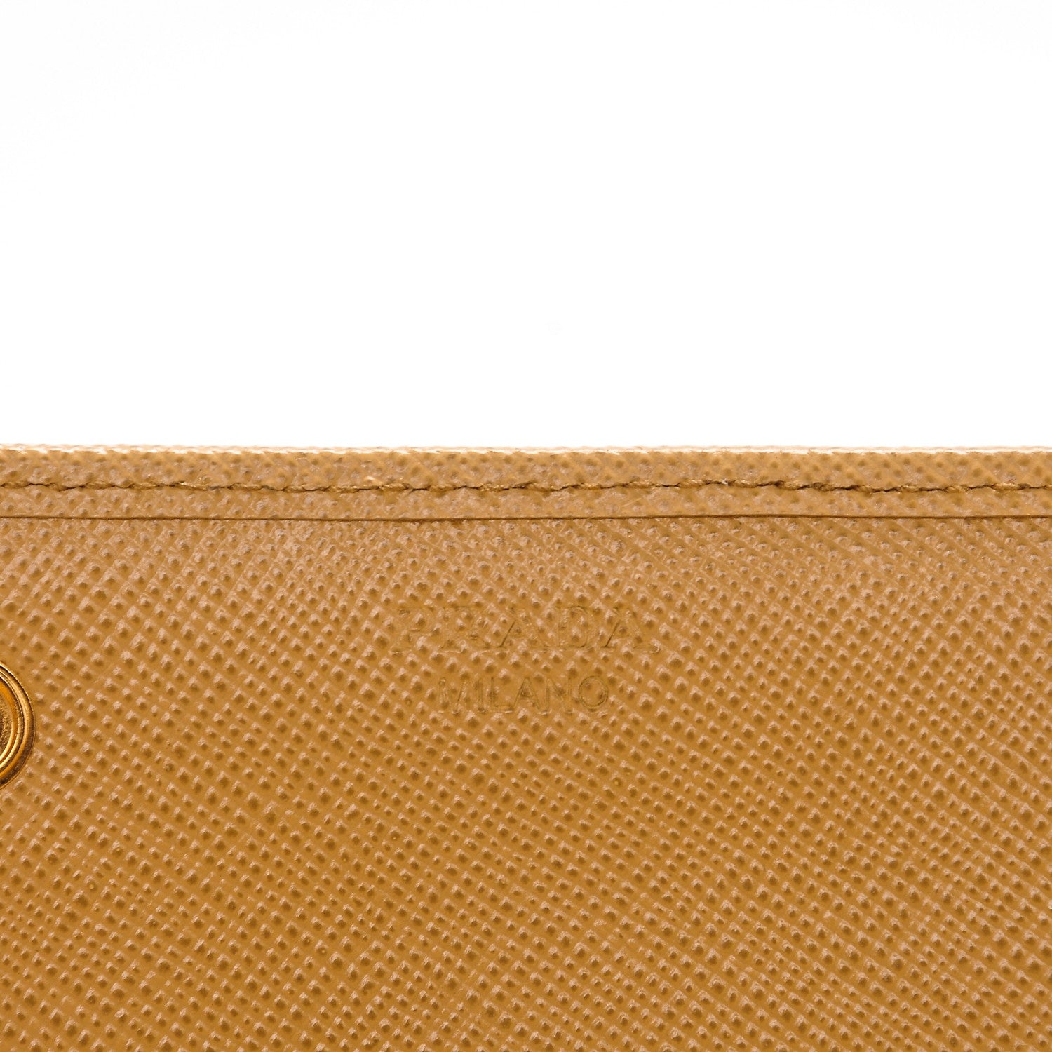 Prada Saffiano Metal Continental Flap Wallet Ginestra 5 of 10