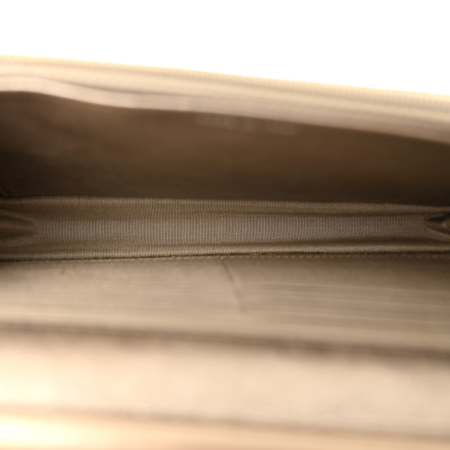 Metallic Calfskin Quilted Boy Wallet On Chain WOC Gold