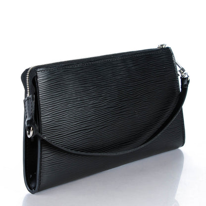 Louis Vuitton Epi Pochette Accessories 24 Black 3 of 7
