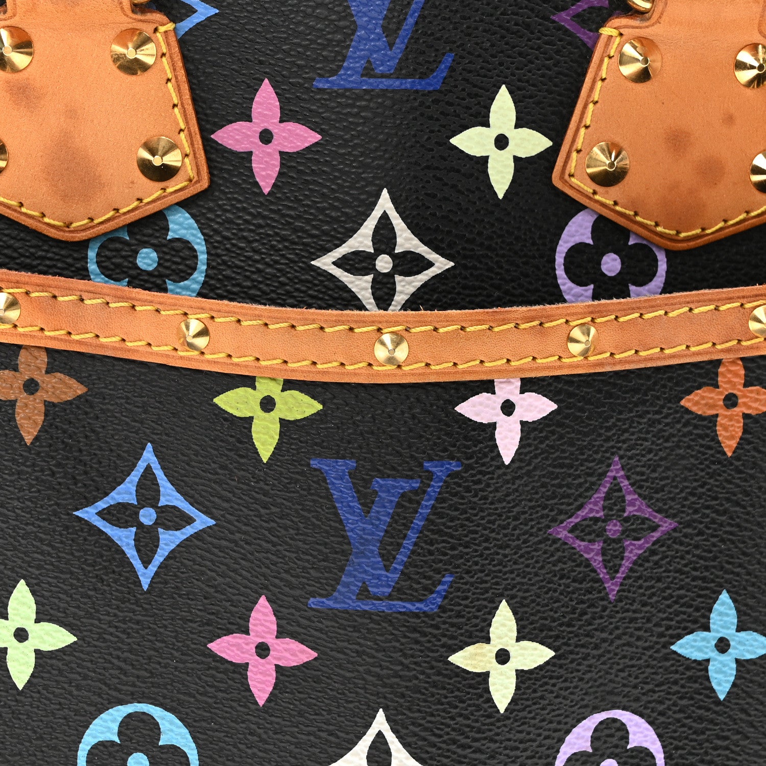 Louis Vuitton Monogram Multicolor Trouville Black 7 of 9
