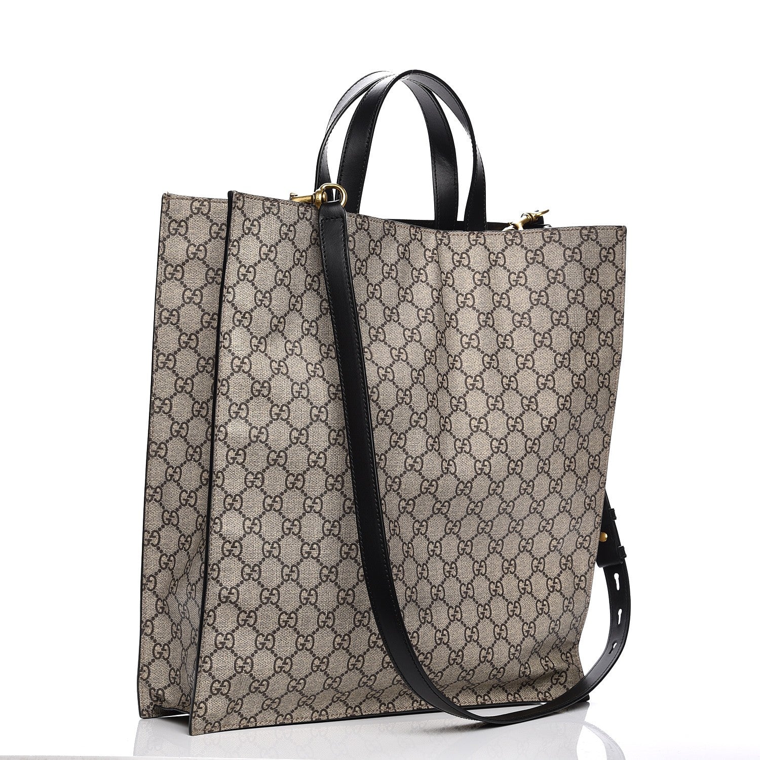 Gucci GG Supreme Monogram Angry Cat Vertical Tote 4 of 11