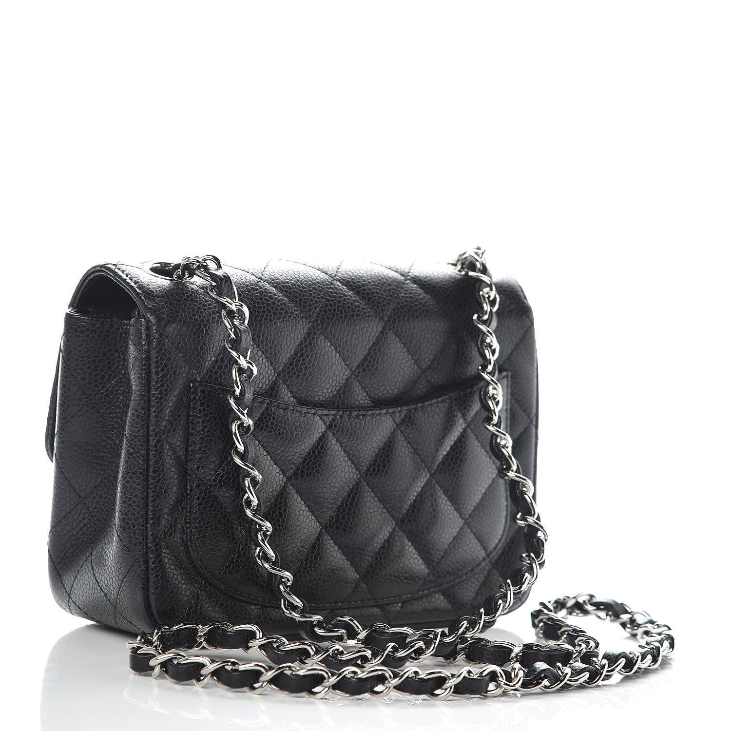 Chanel Caviar Quilted Mini Square Flap Black 3 of 12