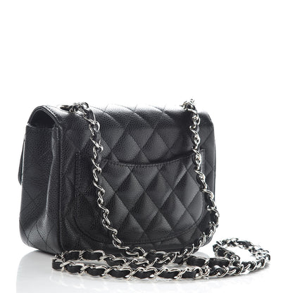 Chanel Caviar Quilted Mini Square Flap Black 3 of 12