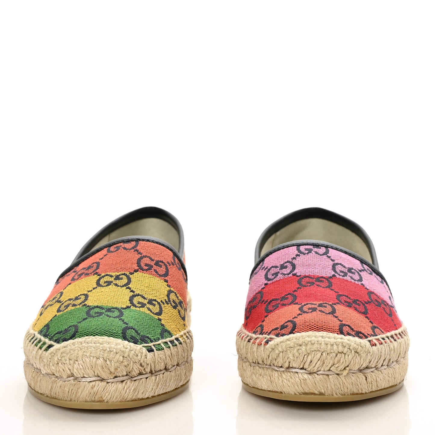 Monogram Multicolor Womens Espadrilles 35 Blue Rainbow Blue