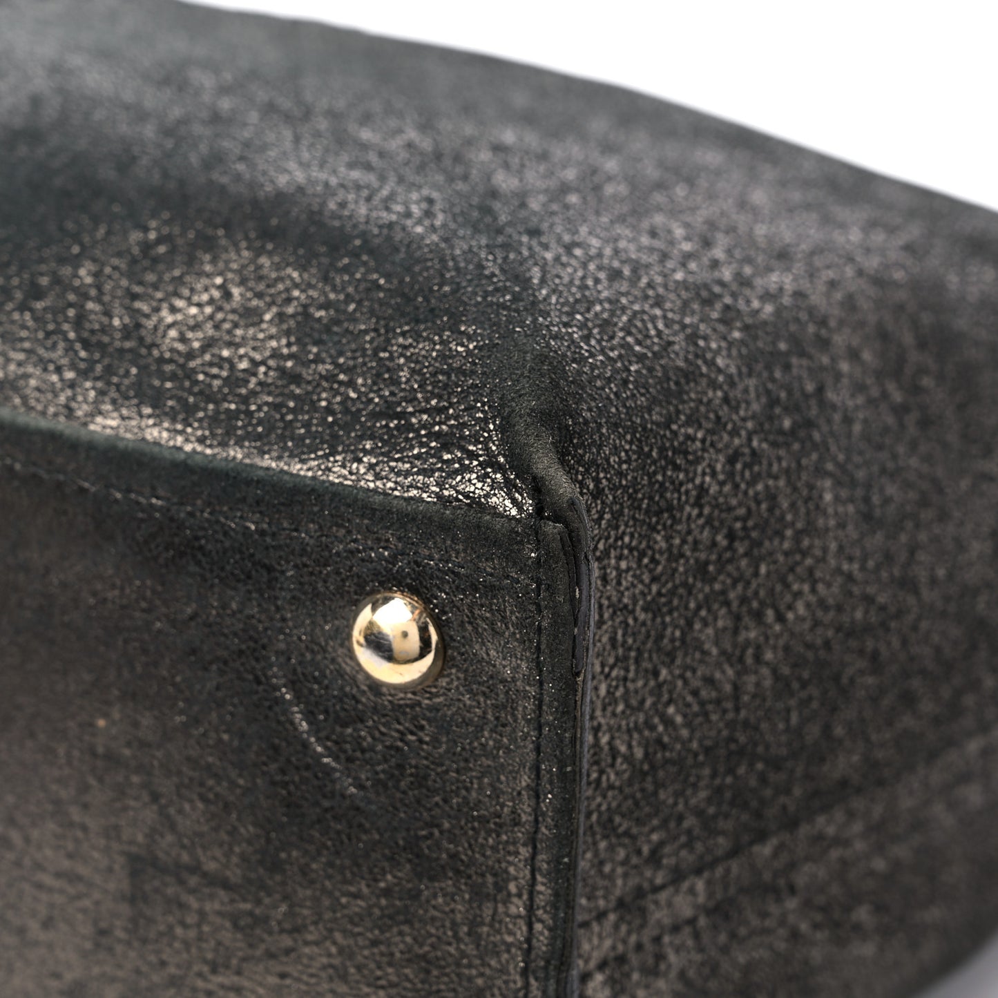 Calfskin Reversible Double Sac Y Tote Black Gold