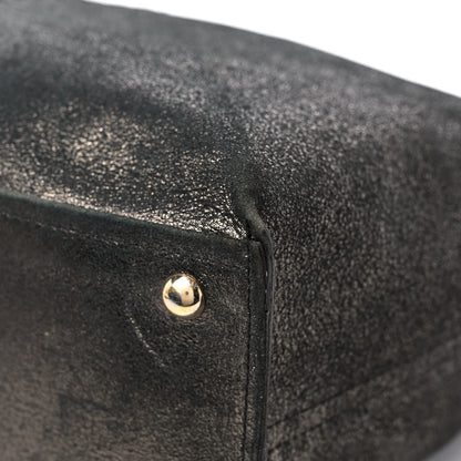Saint Laurent Calfskin Reversible Double Sac Y Tote Black Gold 21 of 23