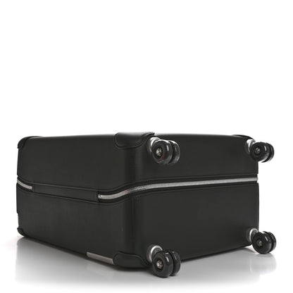 Hermes H Plume Canvas Taurillon Regate La Danse Des Chevaux R.M.S. Trolley Case Luggage Gris Fonce Ecru Black 3 of 8