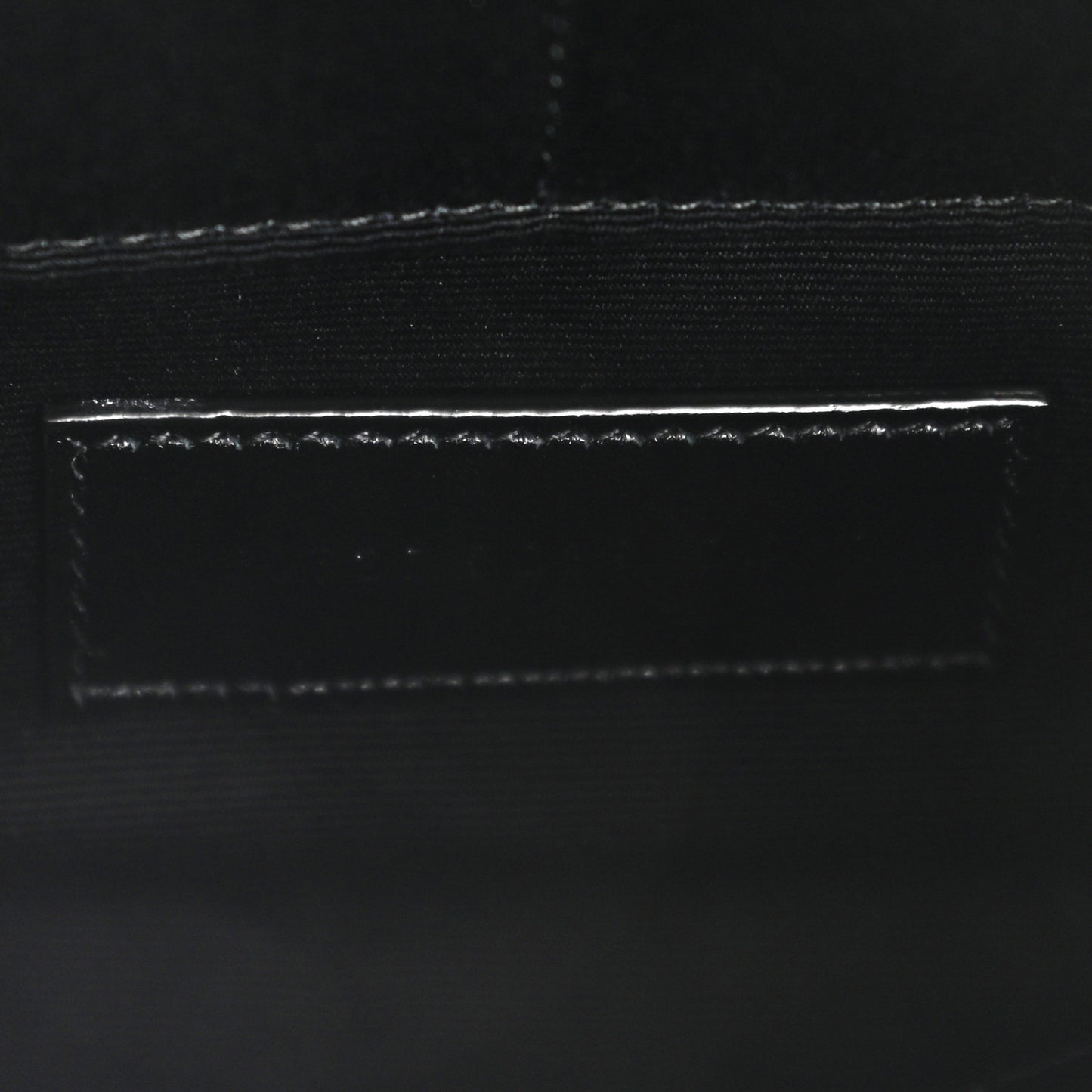 Calfskin Matelasse Chevron Monogram A5 Wristlet Black
