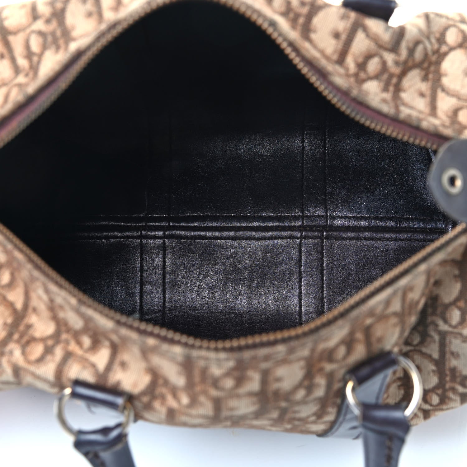 Christian Dior Monogram Boston Brown 4 of 7