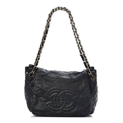 Chanel Vinyl Medium Rock and Chain Flap Black 1 of 13