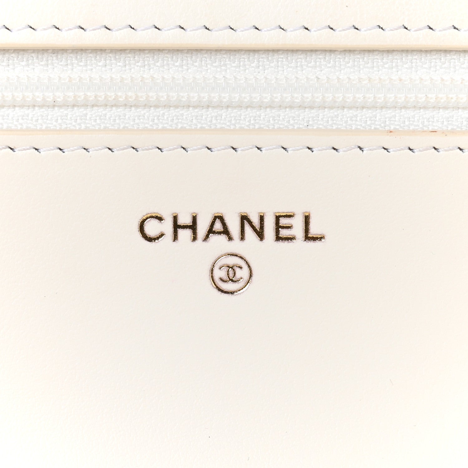 Chanel Caviar Quilted Boy Wallet On Chain WOC White 6 of 12