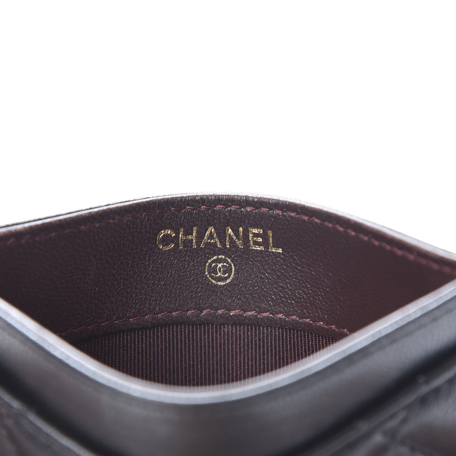Chanel Lambskin Quilted Card Holder Black 6 of 10