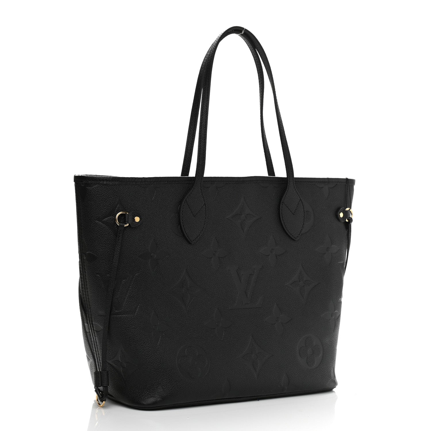 Louis Vuitton Empreinte Monogram Giant Neverfull MM Black 4 of 12