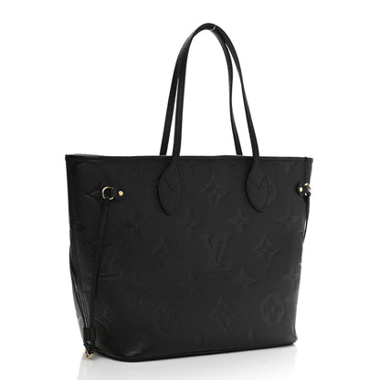 Louis Vuitton Empreinte Monogram Giant Neverfull MM Black 4 of 12