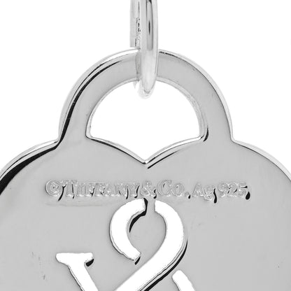 Tiffany Sterling Silver Return to Tiffany Ampersand Heart Charm 3 of 4
