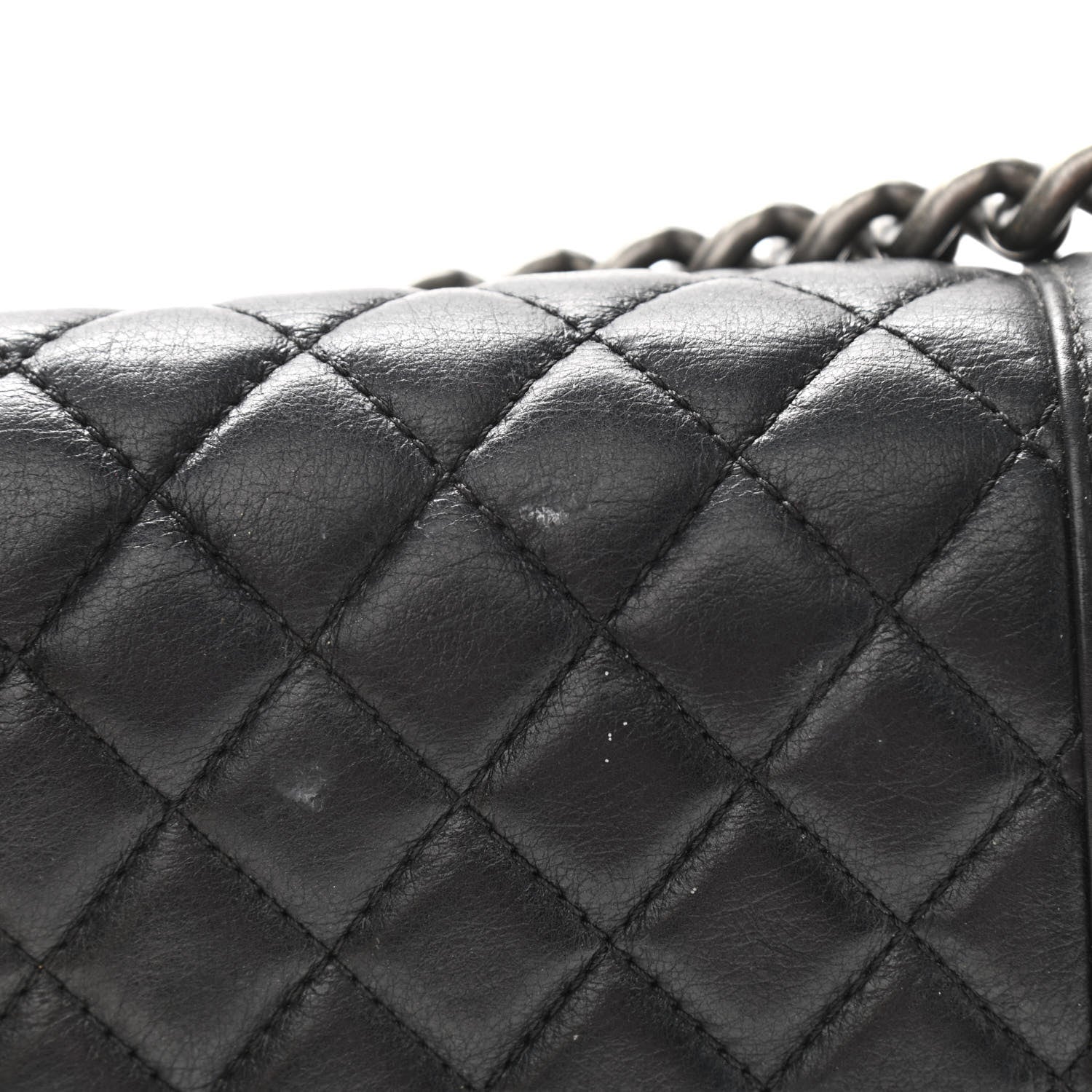 Chanel Lambskin Quilted Medium Boy Flap Black 5 of 15
