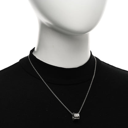 Bulgari 18K White Gold B.Zero1 Pendant Necklace 2 of 4