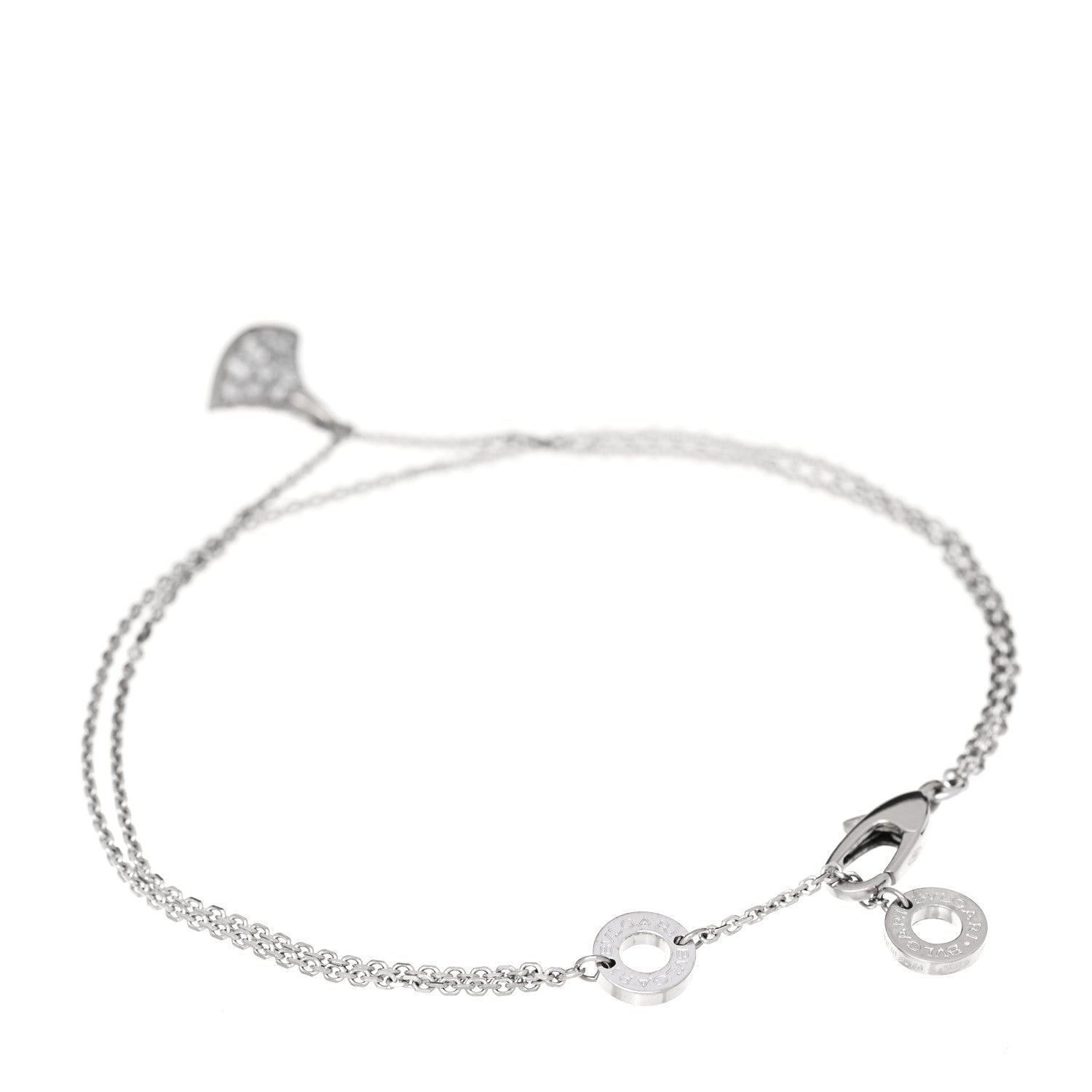 Bulgari 18K White Gold Diamond Divas' Dream Bracelet SM 2 of 7