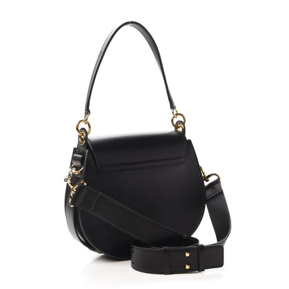 Chloe Calfskin Suede Large Tess Bag Black 3 of 10