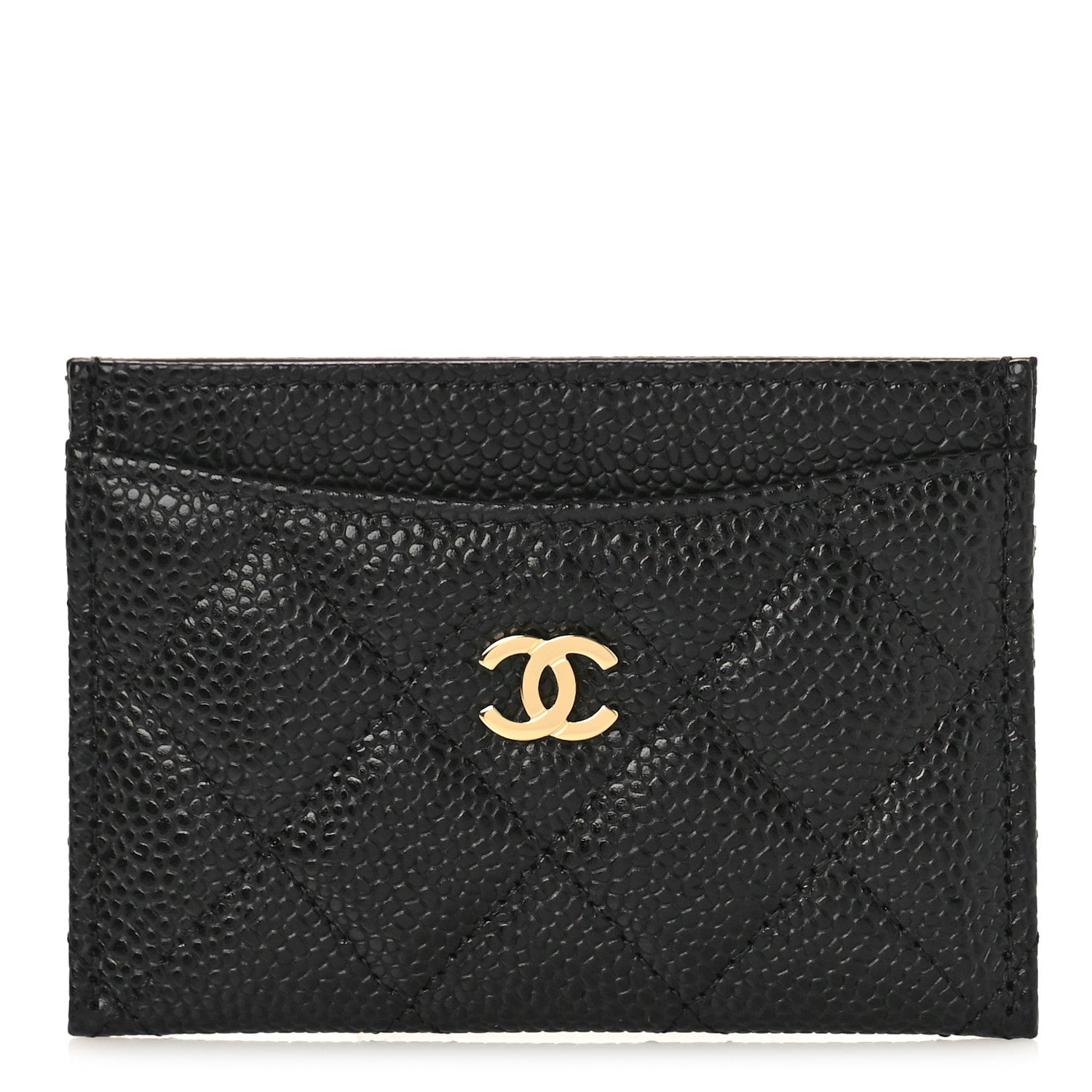 Chanel Caviar Quilted Card Holder Black 1 of 10