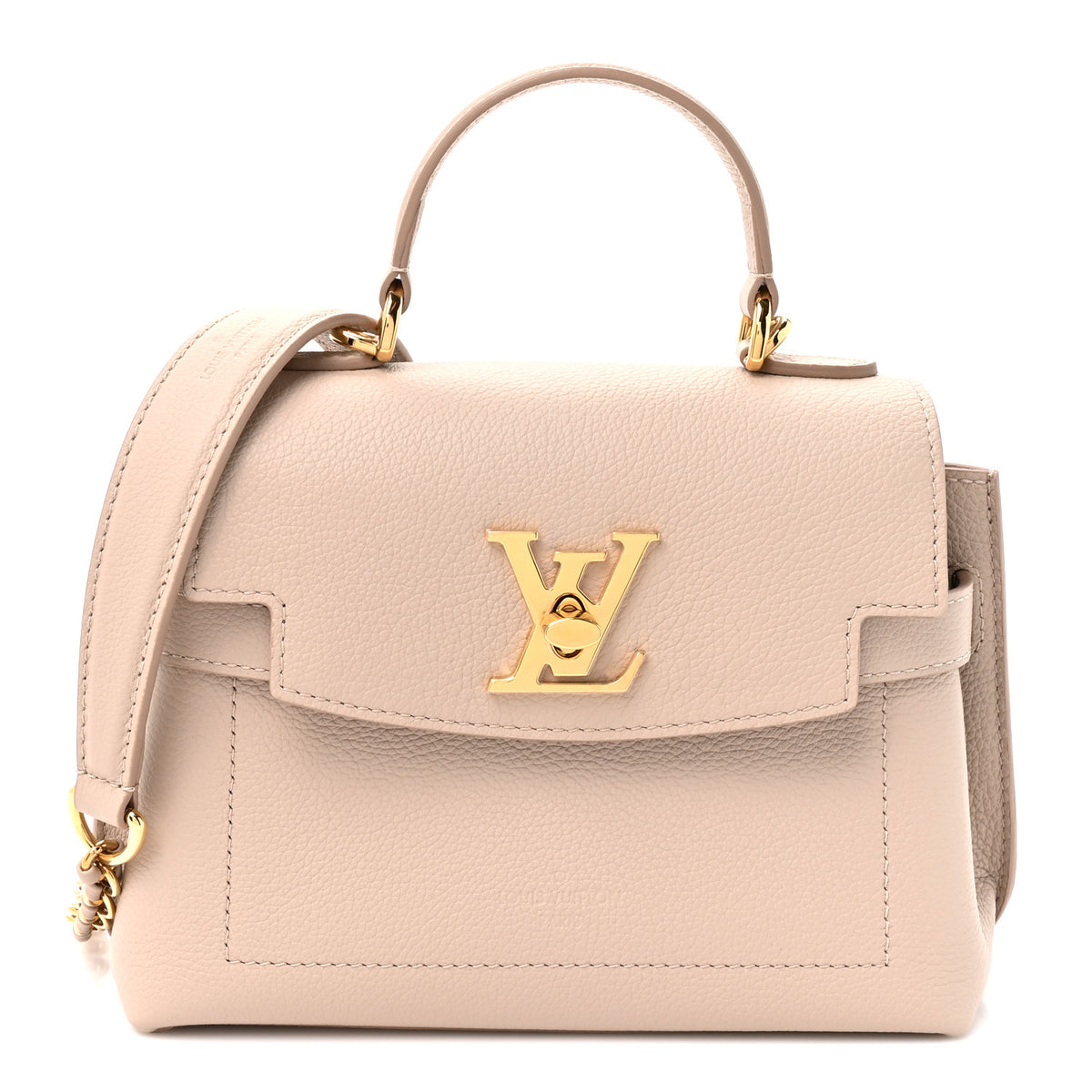 Louis Vuitton Soft Calfskin Mini Lockme Ever Greige 1 of 9