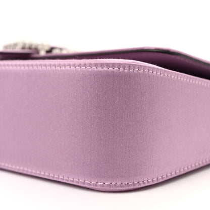 Jimmy Choo Satin Crystal Cheri Shoulder Bag Mauve 9 of 10