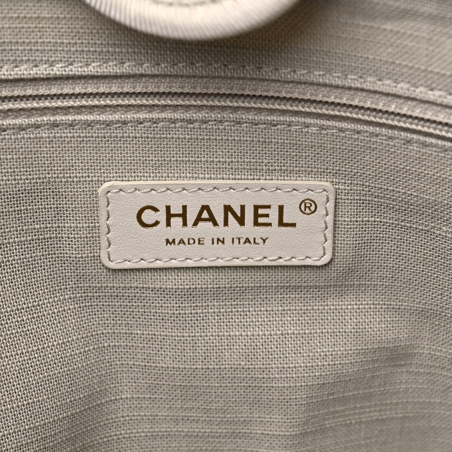 Chanel Mixed Fibers Small Deauville Tote White 7 of 10
