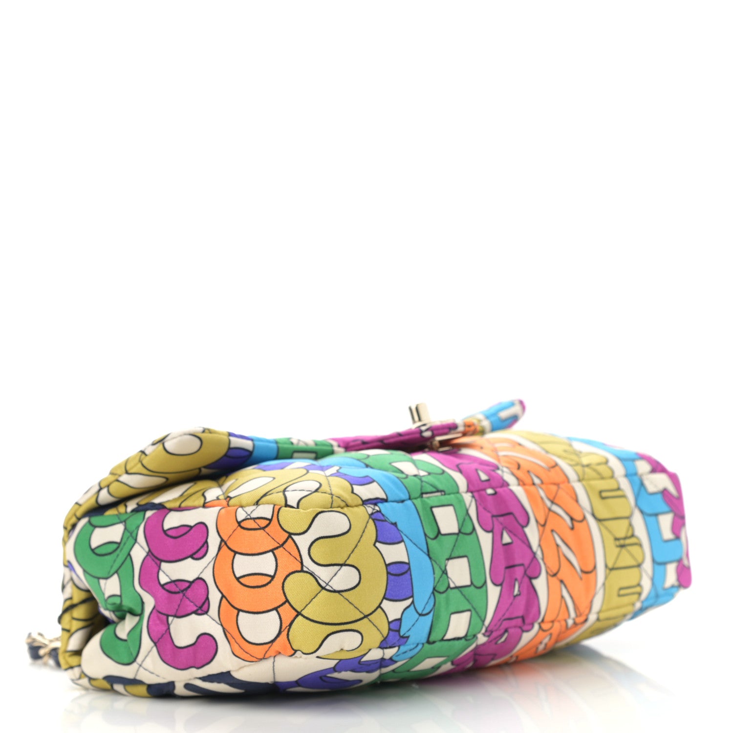 Chanel Printed Silk CC Small Single Flap Multicolor 4 of 11