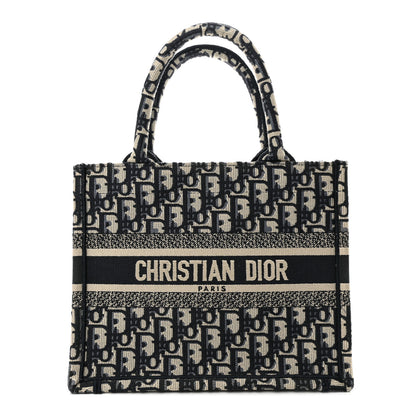 Christian Dior Oblique Small Book Tote Blue Multicolor 1 of 11