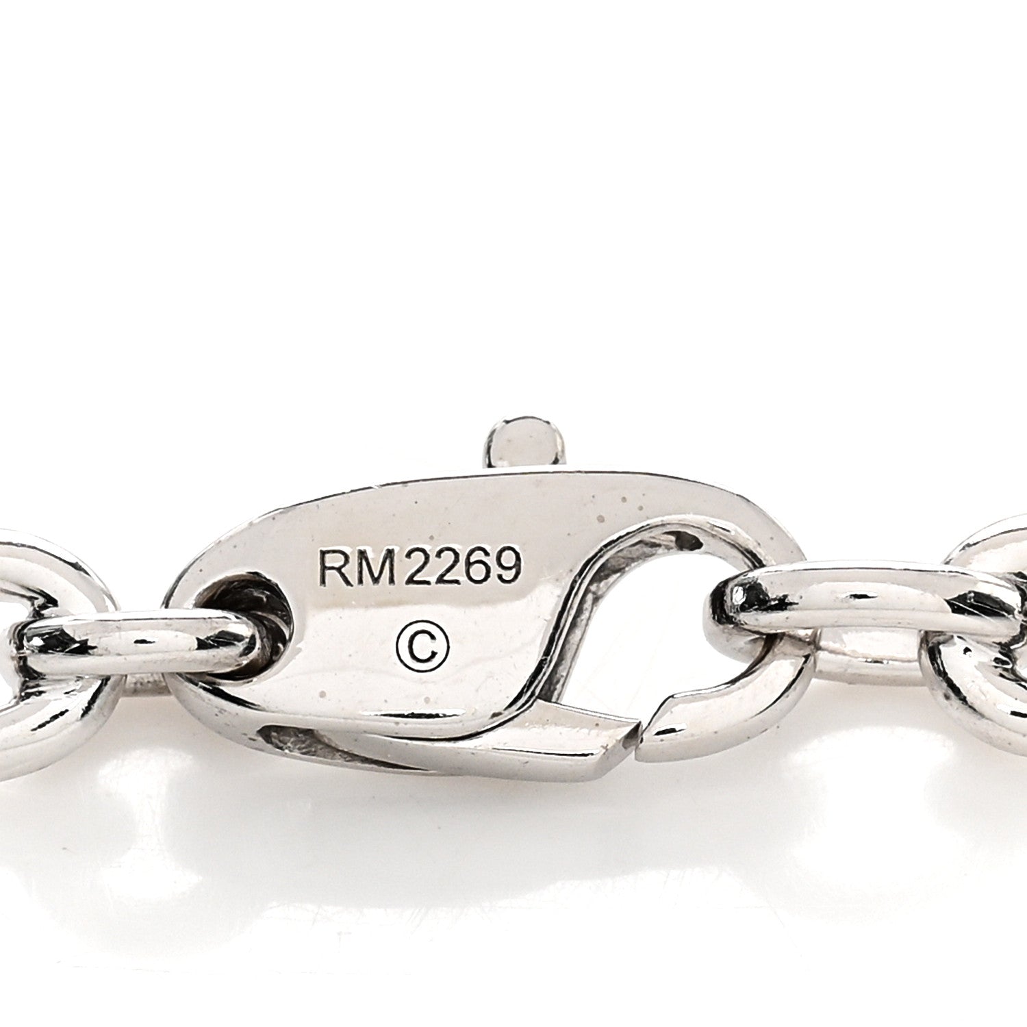 Cartier 18K White Gold Spartacus Chain Bracelet 4 of 5