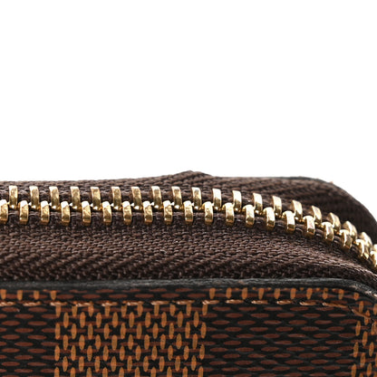 Louis Vuitton Damier Ebene Clemence Wallet Cherry 10 of 11