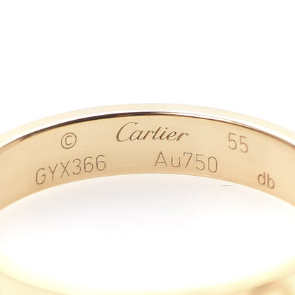 Cartier 18K Yellow Gold 3.5mm LOVE Wedding Band Ring 55 7.25 4 of 4