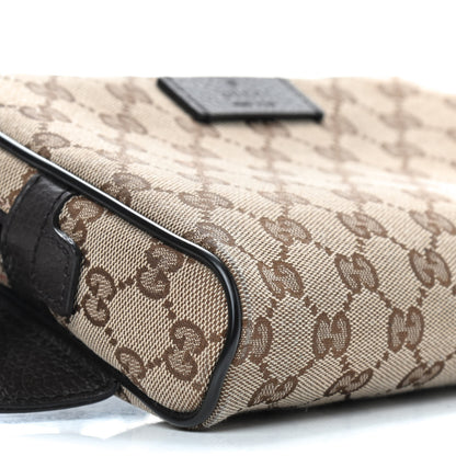 Gucci Monogram Belt Bag Dark Brown 6 of 9