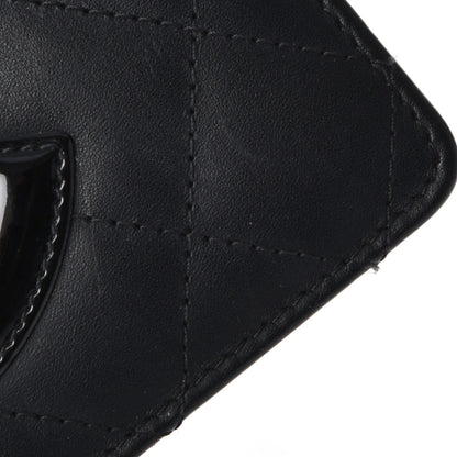 Chanel Calfskin Quilted Cambon Yen Wallet Black 9 of 14