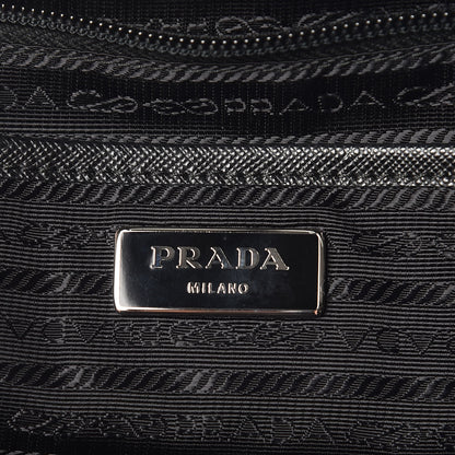 Prada Tessuto Nylon Saffiano Medium Backpack Black 6 of 10