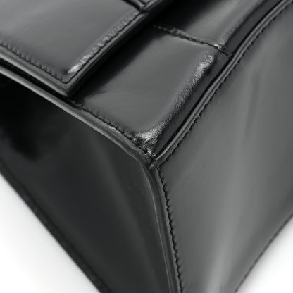 Balenciaga Shiny Box Calfskin Small Hourglass Top Handle Bag Black 12 of 15