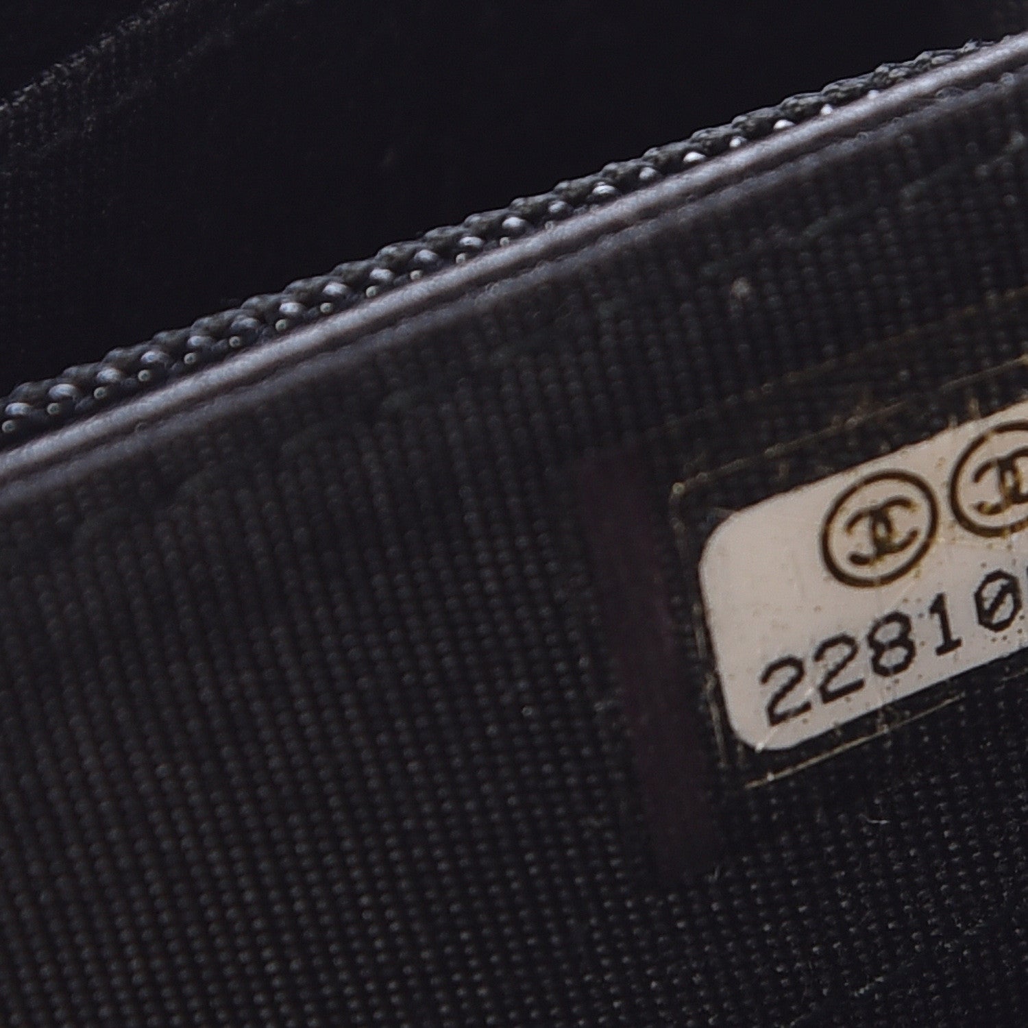 Chanel Lambskin Studded Chain Wallet Black 8 of 12